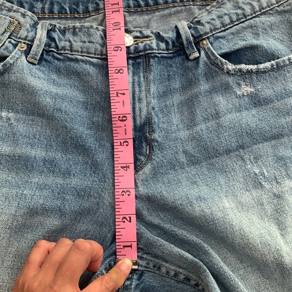 BDG Medium Wash Distressed High Rise Slim Boyfriend Jeans - Picture 9 of 13